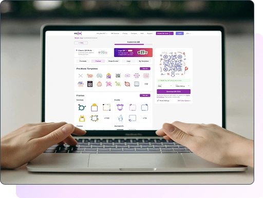 ME-QR: amplia libertad de diseño